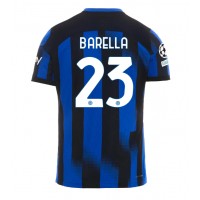 Inter Milan Nicolo Barella #23 Replica Home Shirt 2023-24 Short Sleeve